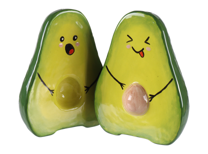 Avocado Salt & Pepper Bisqueware