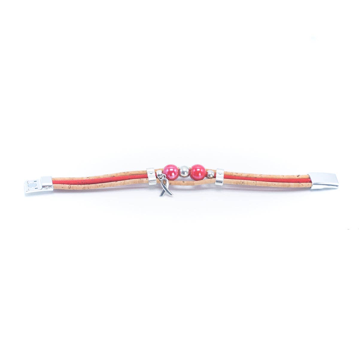 Beaded Handmade Cork Bracelet