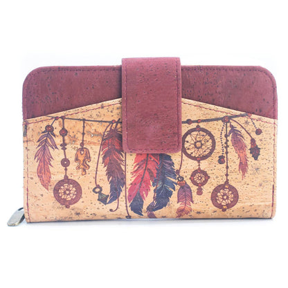 Red Cork Printed Cardholder Wallet