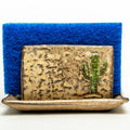 Saguaro Cactus Ceramic Sponge Holder