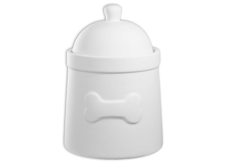 Sparky's Treat Jar Bisqueware