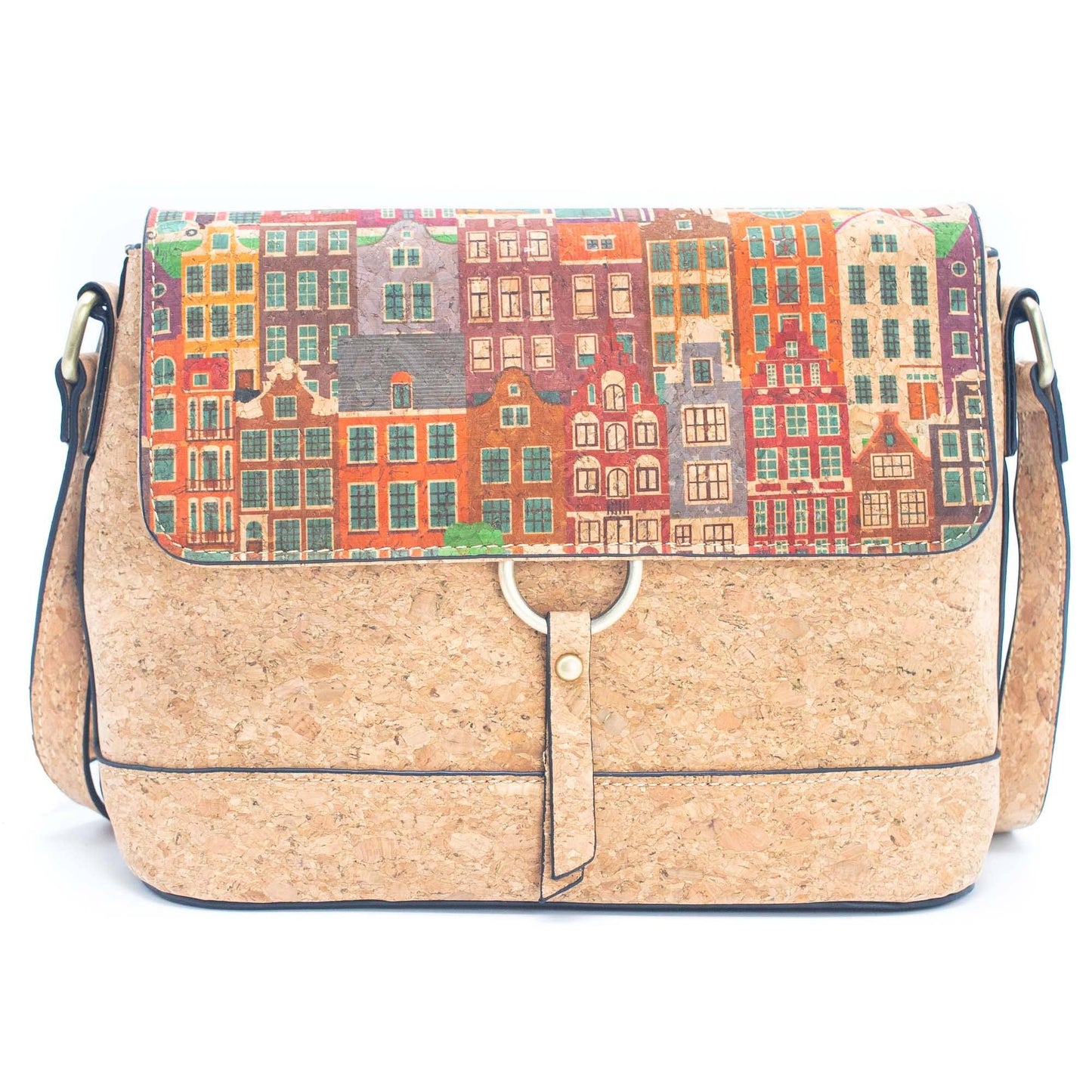 Cork crossbody classic pattern