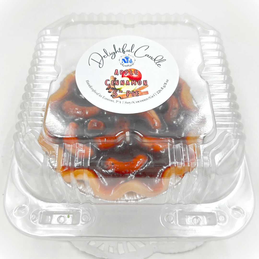 Delightful Apple Cinnamon Pie Candle 5"