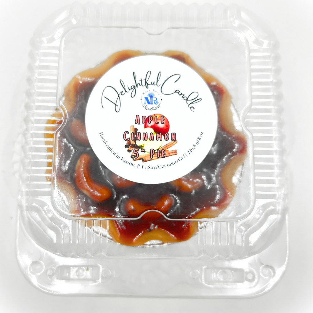 Delightful Apple Cinnamon Pie Candle 5"