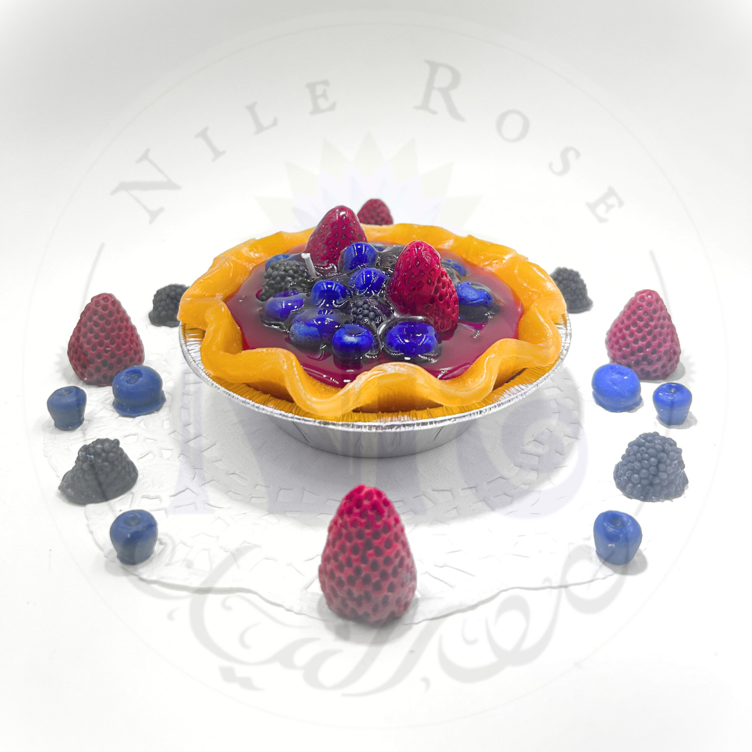 Delightful Berry Nice Pie Candle 5"