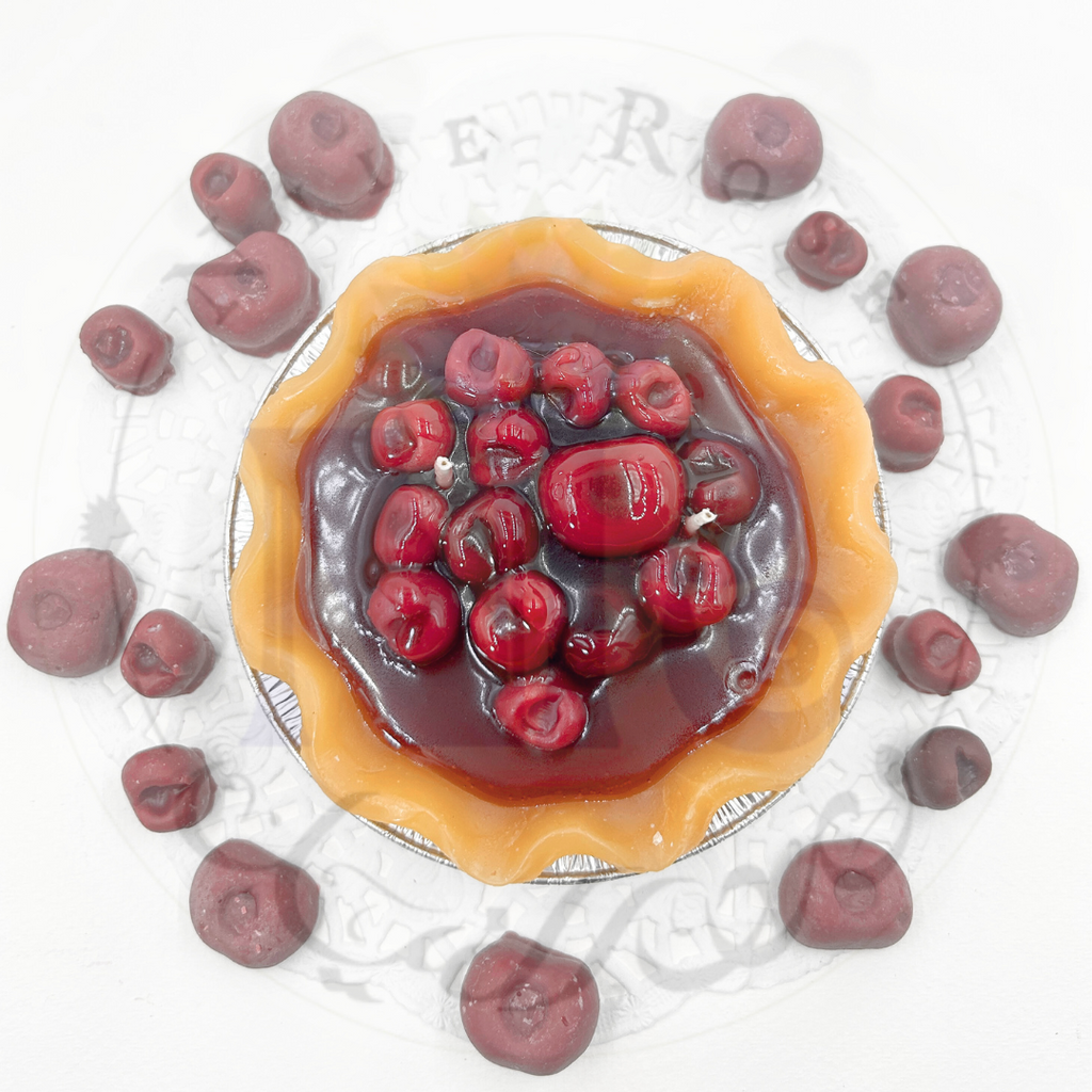 Delightful Cherry Pie Candle 5"