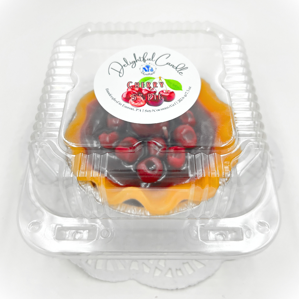 Delightful Cherry Pie Candle 5"