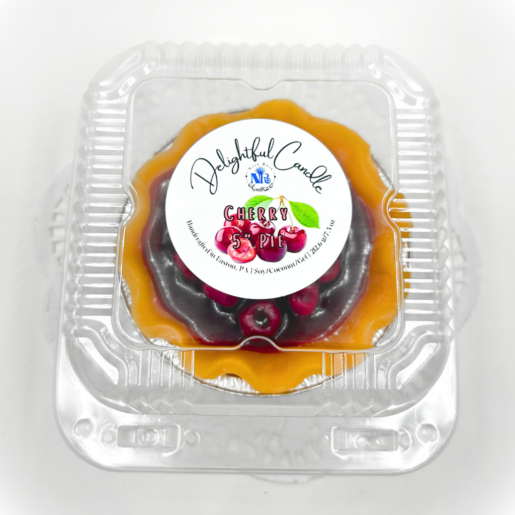 Delightful Cherry Pie Candle 5"
