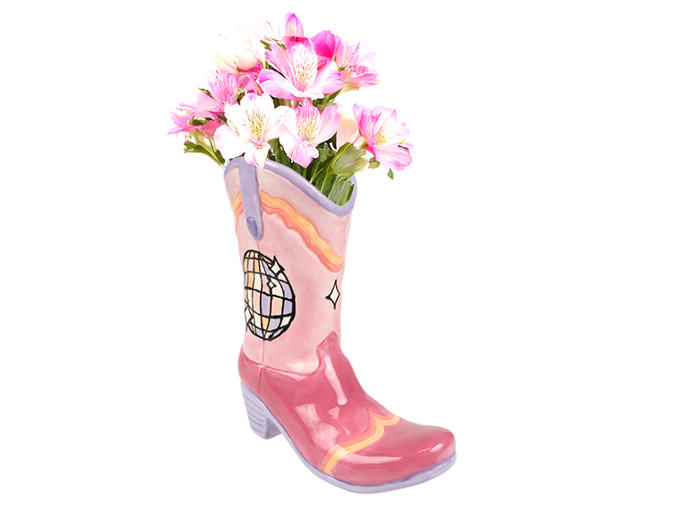 Cowboy Boot Bisqueware