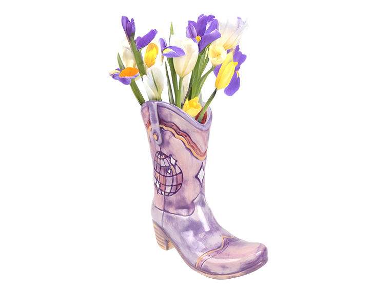 Cowboy Boot Bisqueware