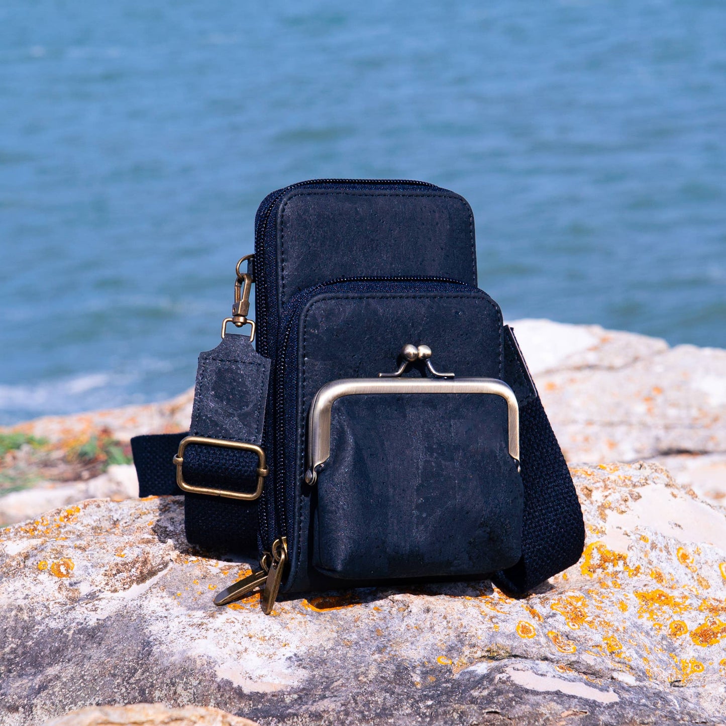 Eco-Friendly Cork Women's Phone Bag