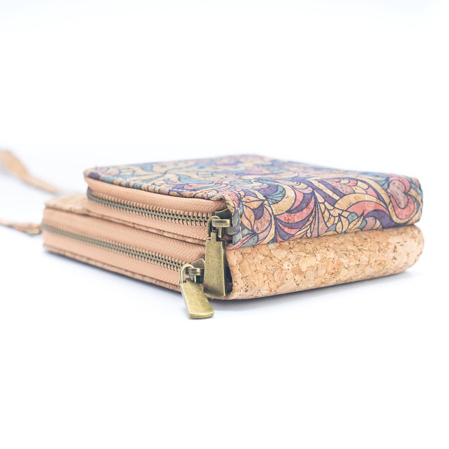 Natural Cork Women's Crossbody Phone Wallet