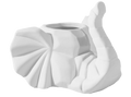 Faceted Elephant Planter Bisqueware