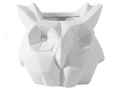 Faceted Owl Planter Bisqueware