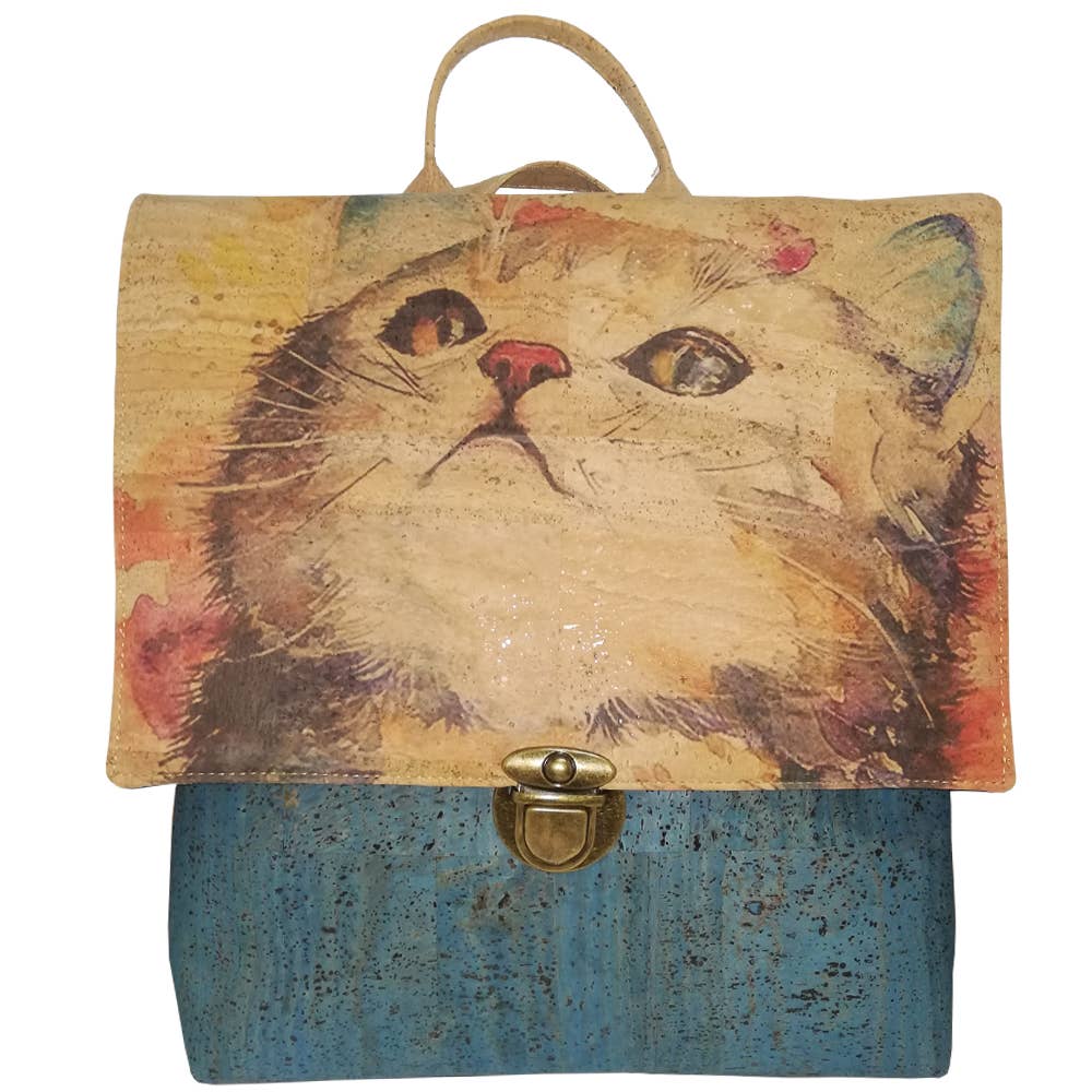 Ivy Cat cork Backpack