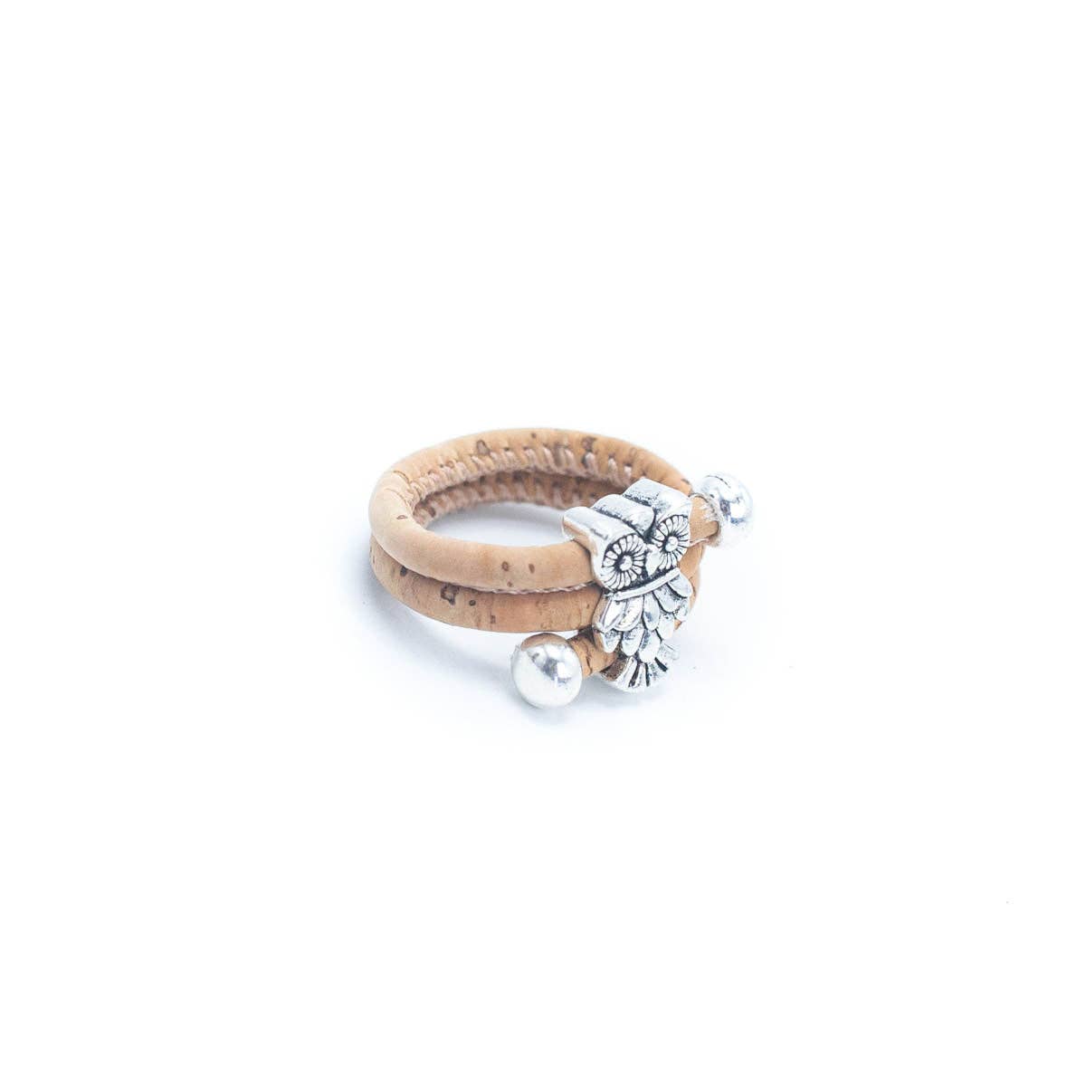 Owl Colorful Cork Handmade Rings