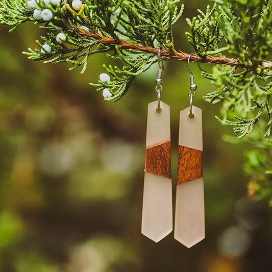 Fara Wooden & Resin Earring