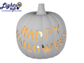 Lighted Halloween Pumpkin Bisqueware