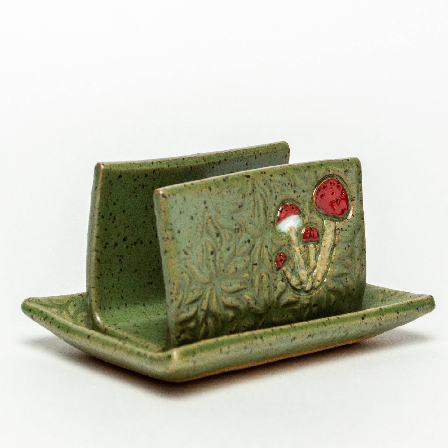Mushroom Ceramic Sponge Holder