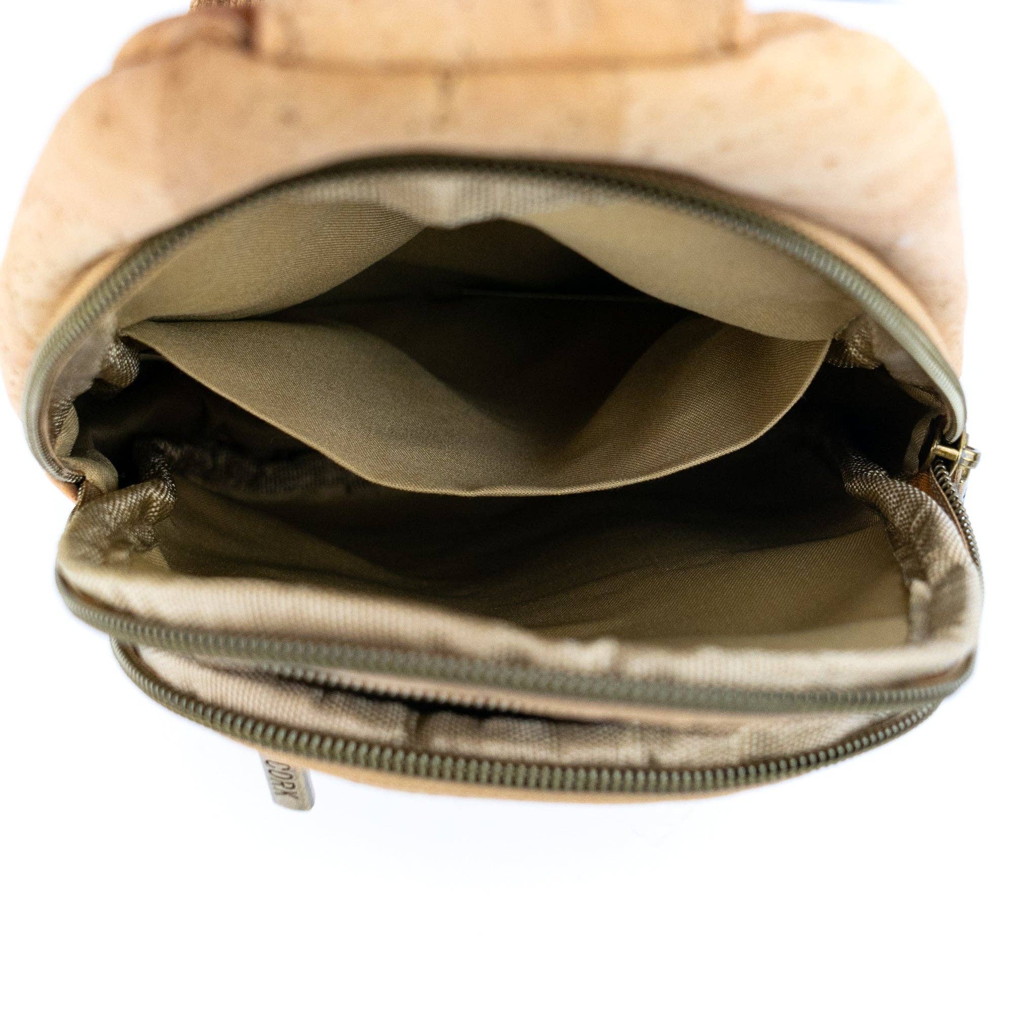 Sling Cork Bag with Adjustable Strap – Floral & Geometric Patterns