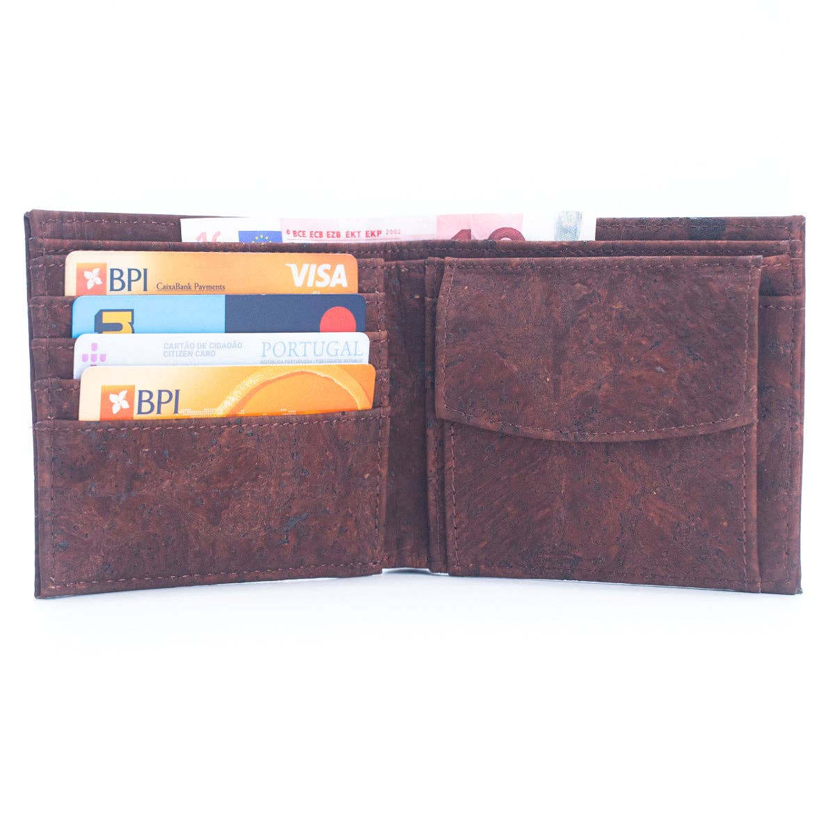 Brown Cork Men's Wallet