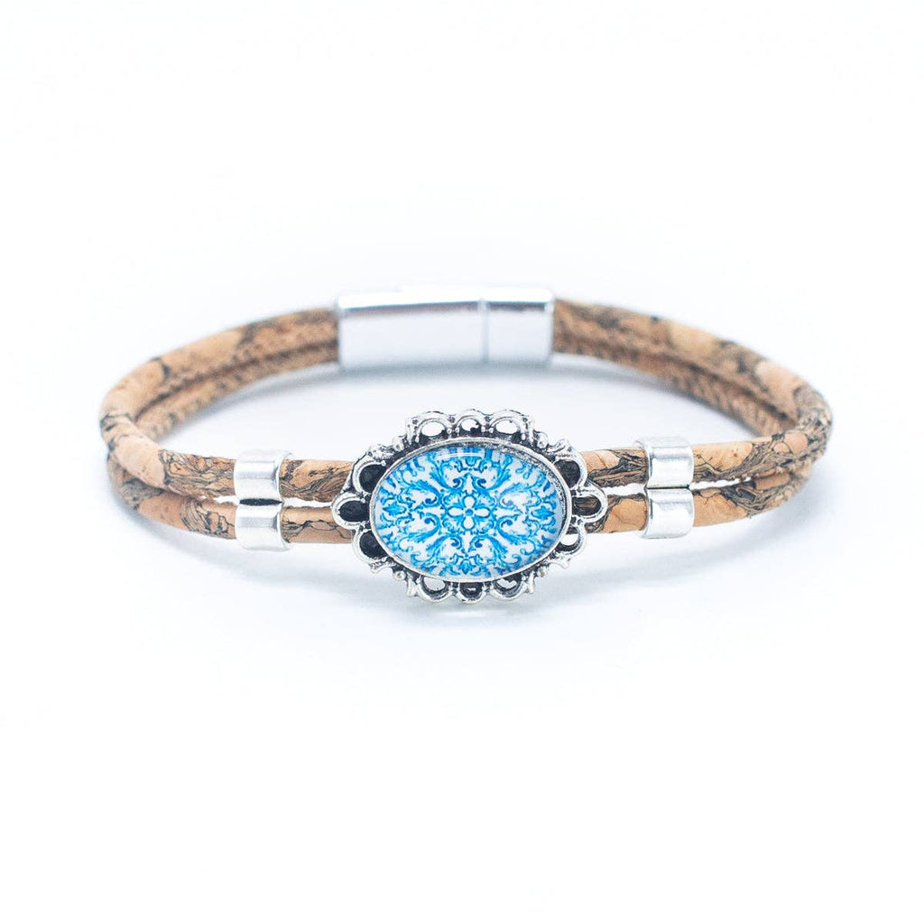 Natural Cork  Handmade Bracelet