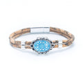 Natural Cork  Handmade Bracelet