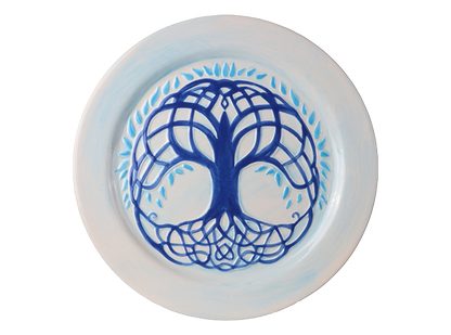 Celtic Tree of Life Plate Bisqueware