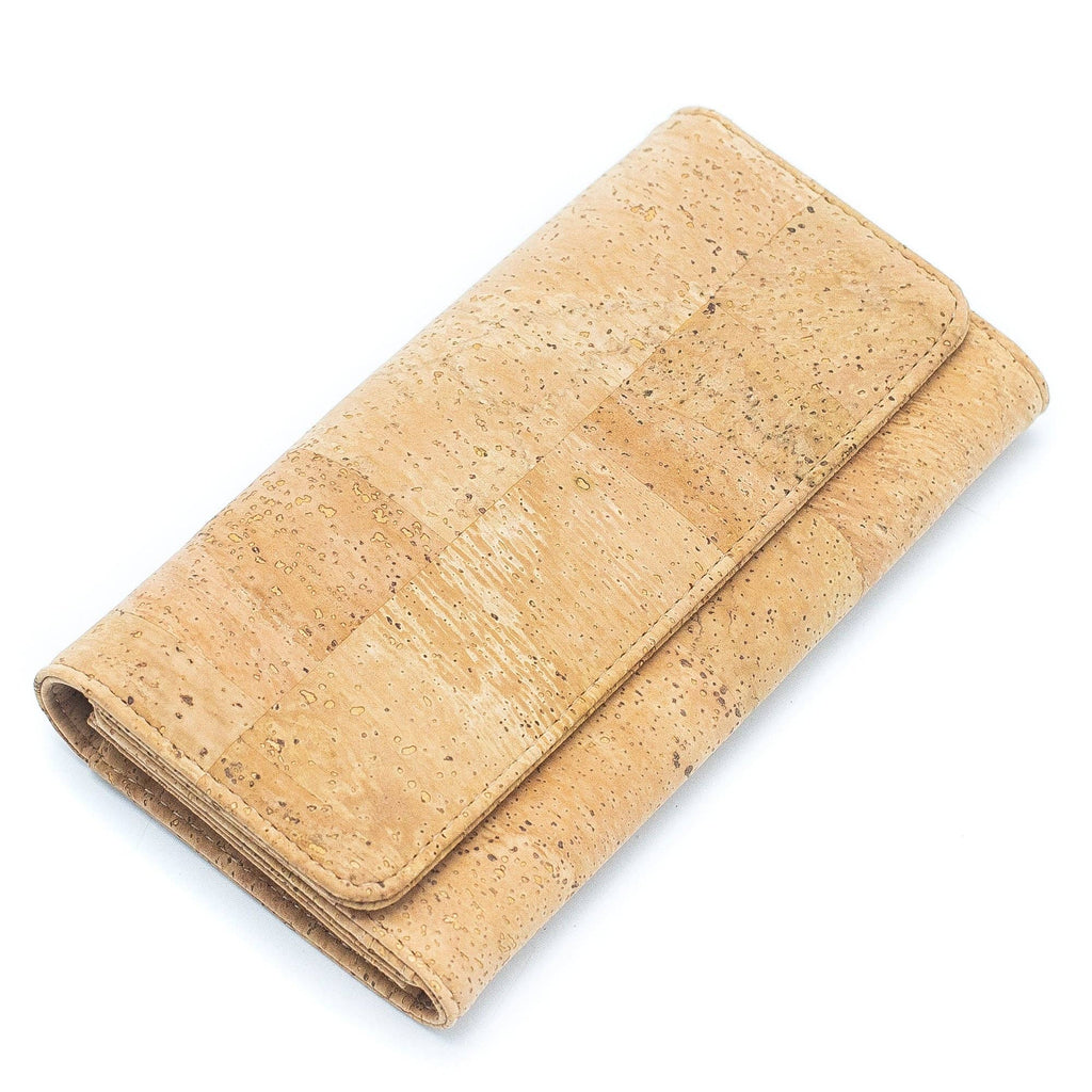 All natural cork bifold smart wallet