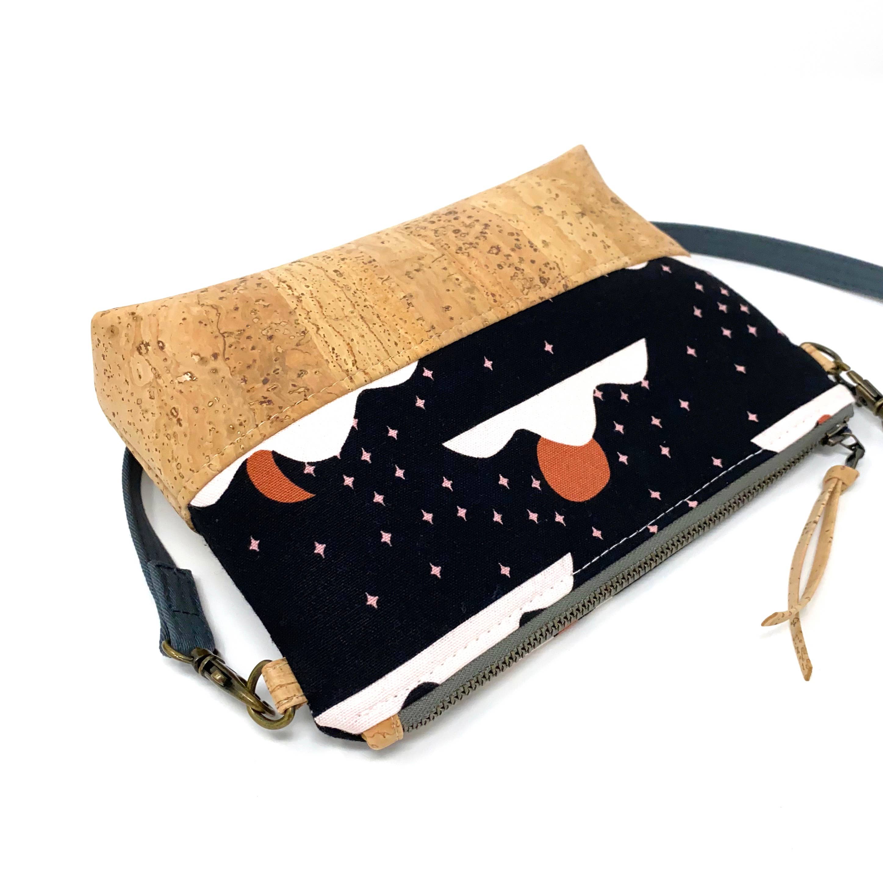 Moonrise Organic Cotton & Cork Crossbody
