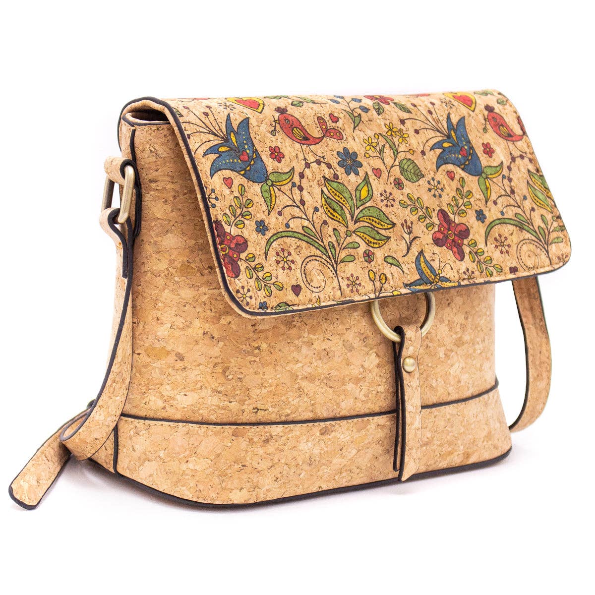 Cork crossbody classic pattern