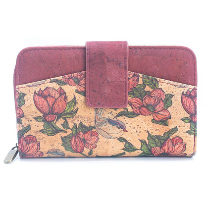 Red Cork Printed Cardholder Wallet