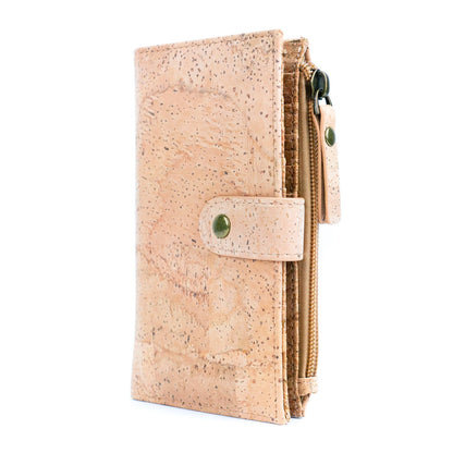 Chic Black and Natural Cork Women's Wallet