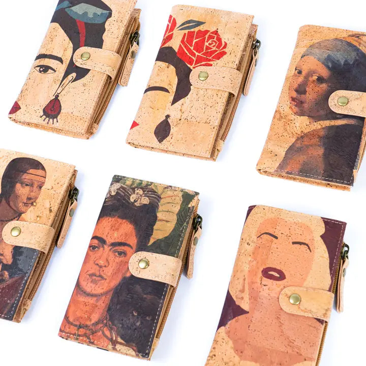 The girl with a pearl earring Cork Wallet