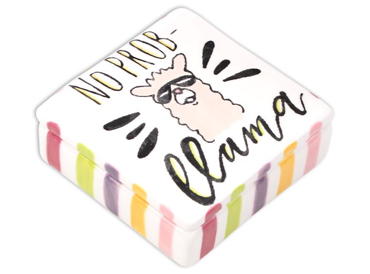 3.5" Tile Box Bisqueware