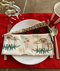 Holiday shroom plaid ECO Washable towels