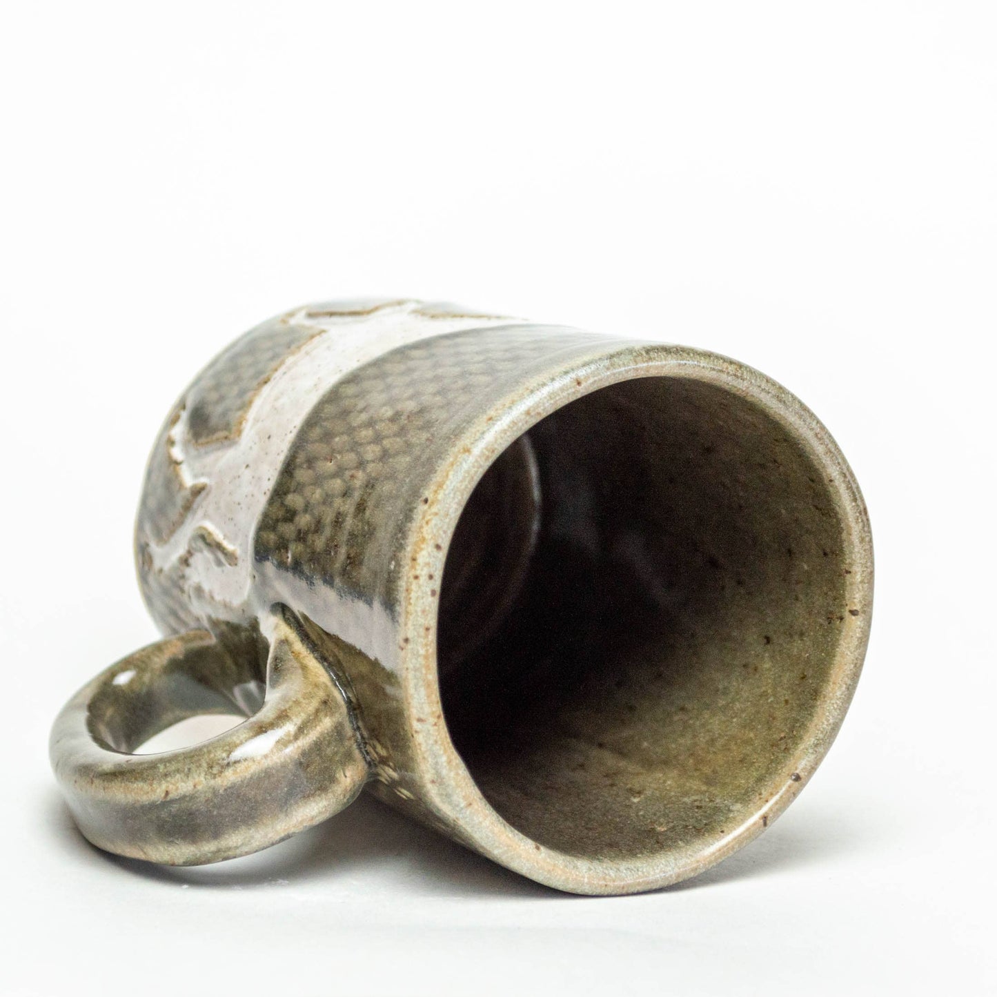 White Horse Gray Mug