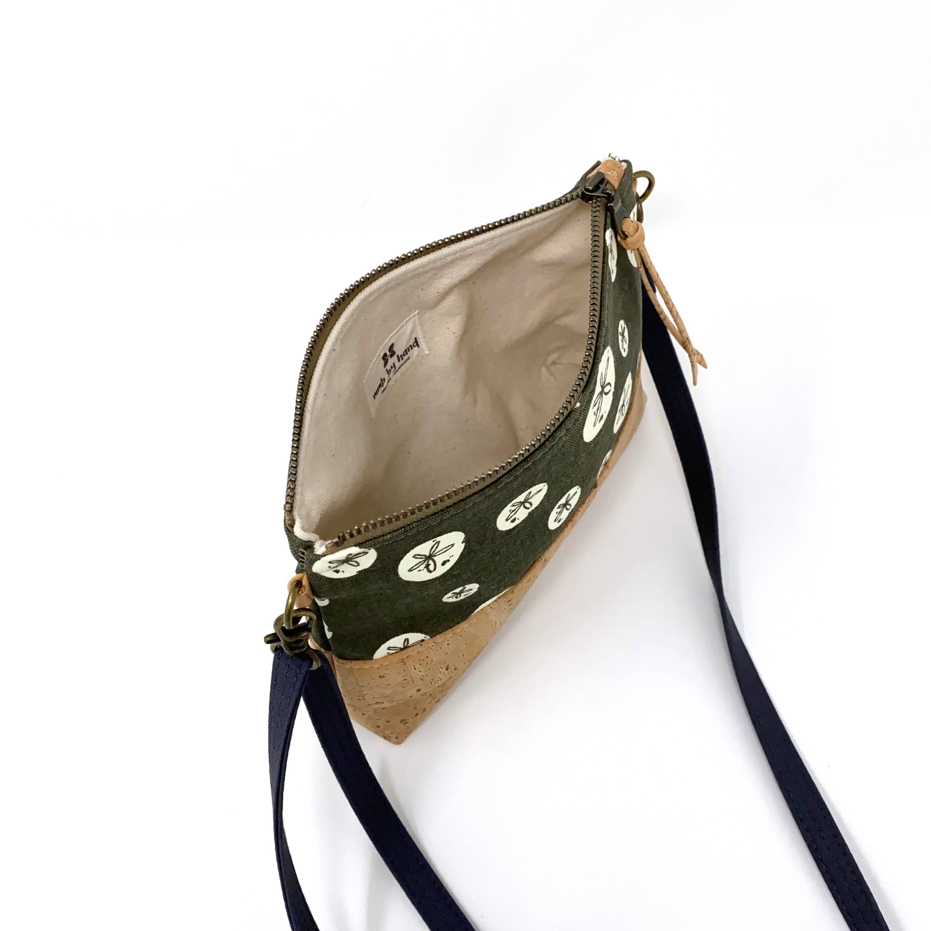 Eastern Meadowlark Organic Cotton & Cork Crossbody
