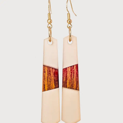 Fara Wooden & Resin Earring