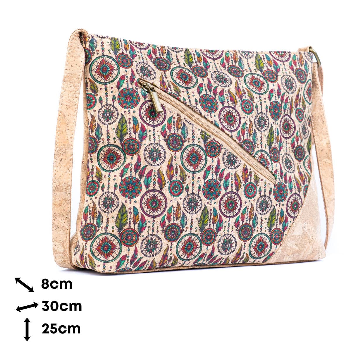 Cork Crossbody Shoulder Bag