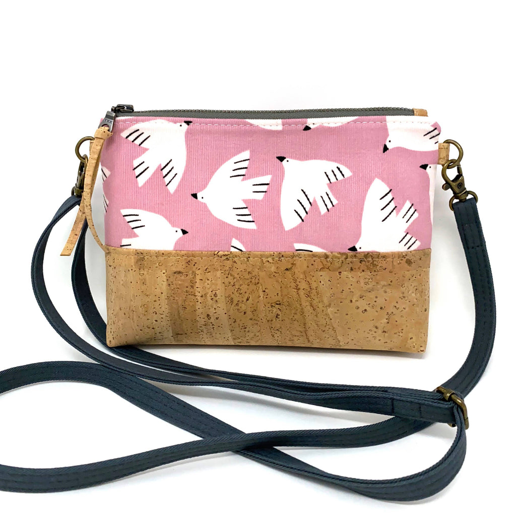 Glide Organic Cotton & Cork Crossbody