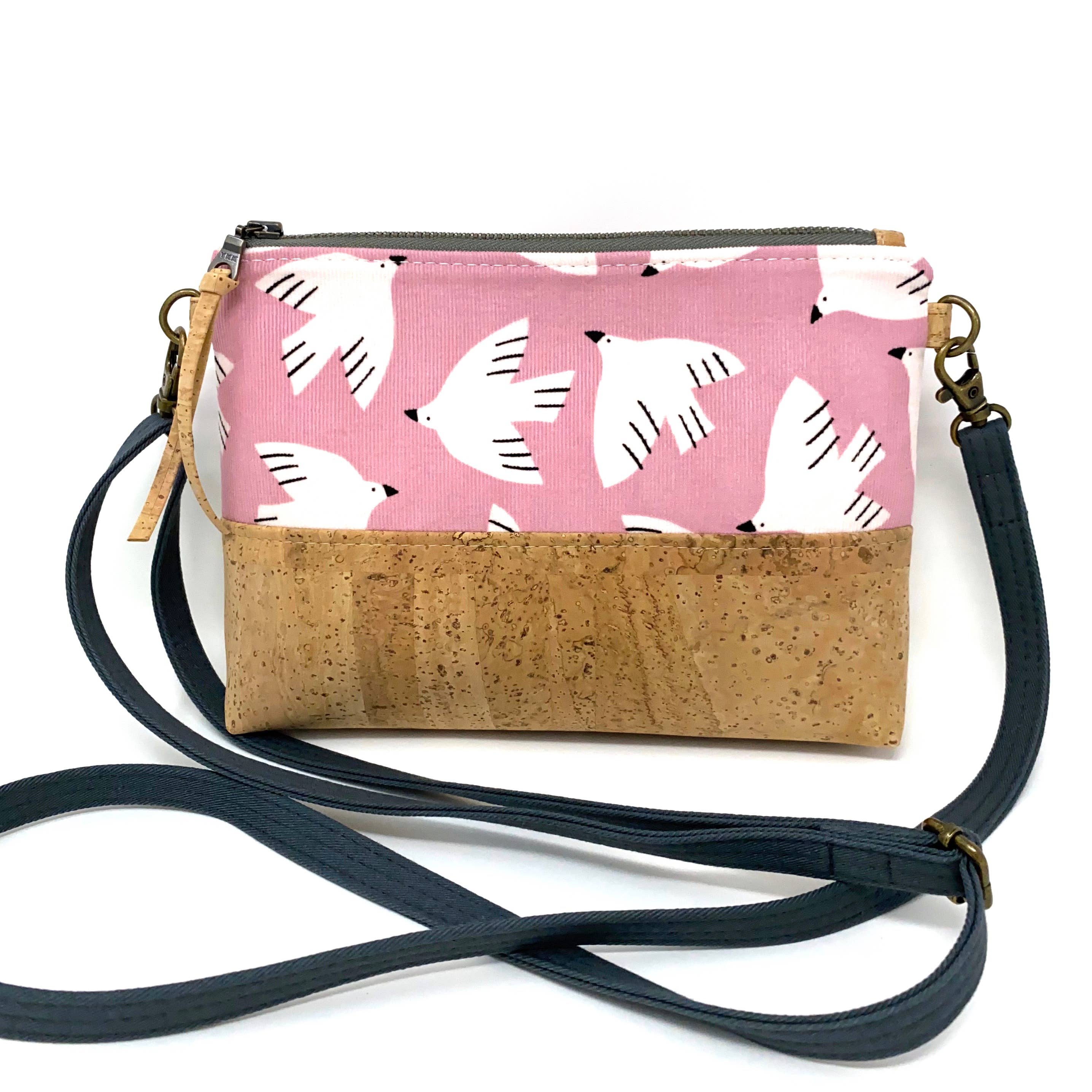 Glide Organic Cotton & Cork Crossbody