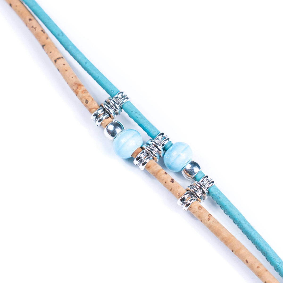 Ceramic beads handmade women's bracelet