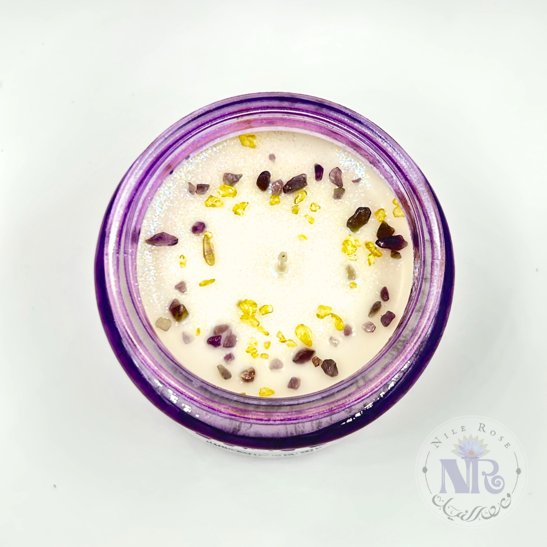 Ametrine Lavender Lemongrass Candle