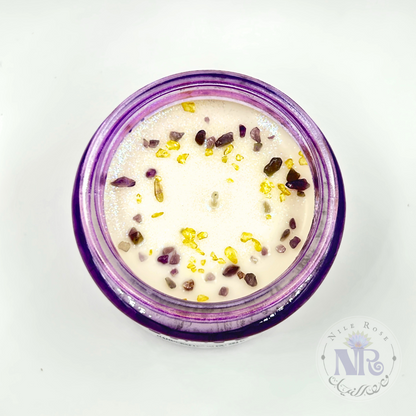 Ametrine Lavender Lemongrass Candle