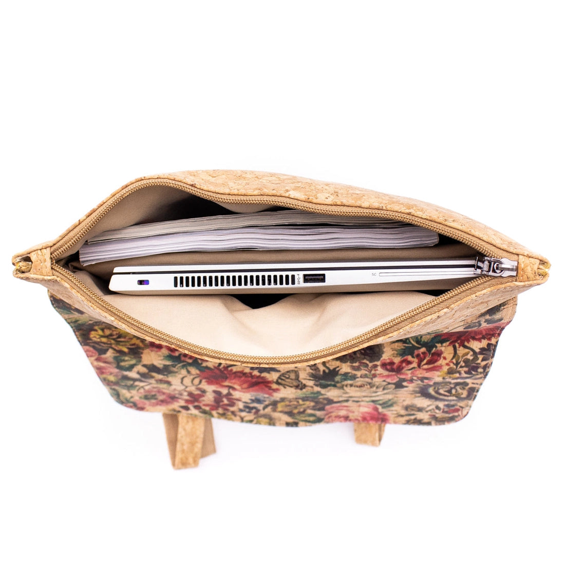 Cork sleek Laptop bag