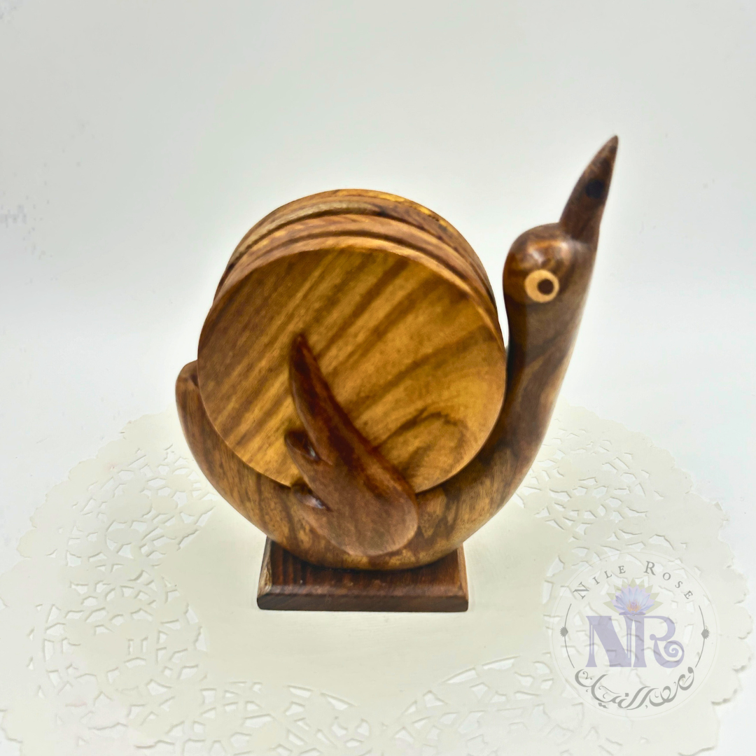 Bird Coaster Set - Nile Rose Woodcraft