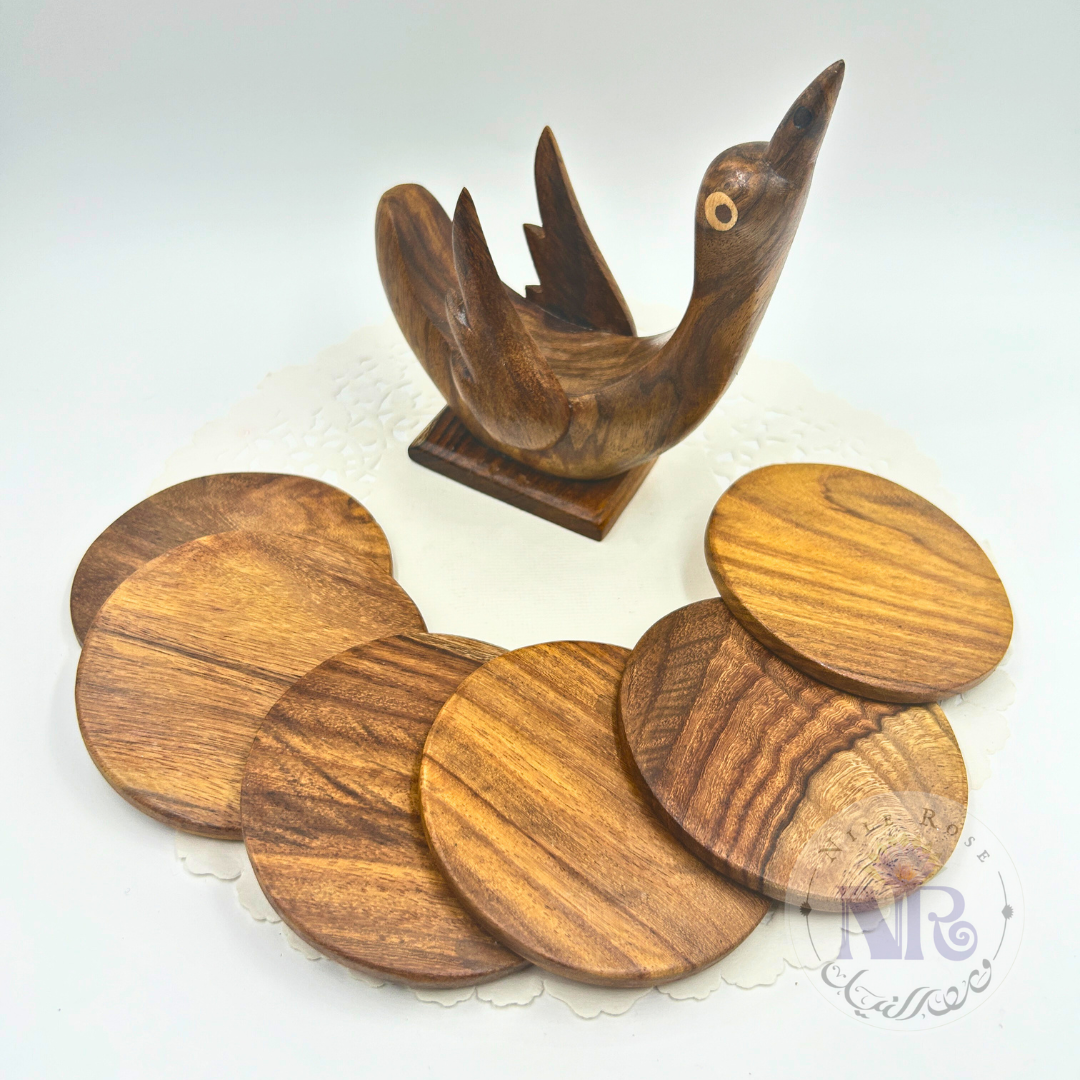 Bird Coaster Set - Nile Rose Woodcraft