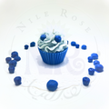 Delightful Blueberry Cupcake Candle