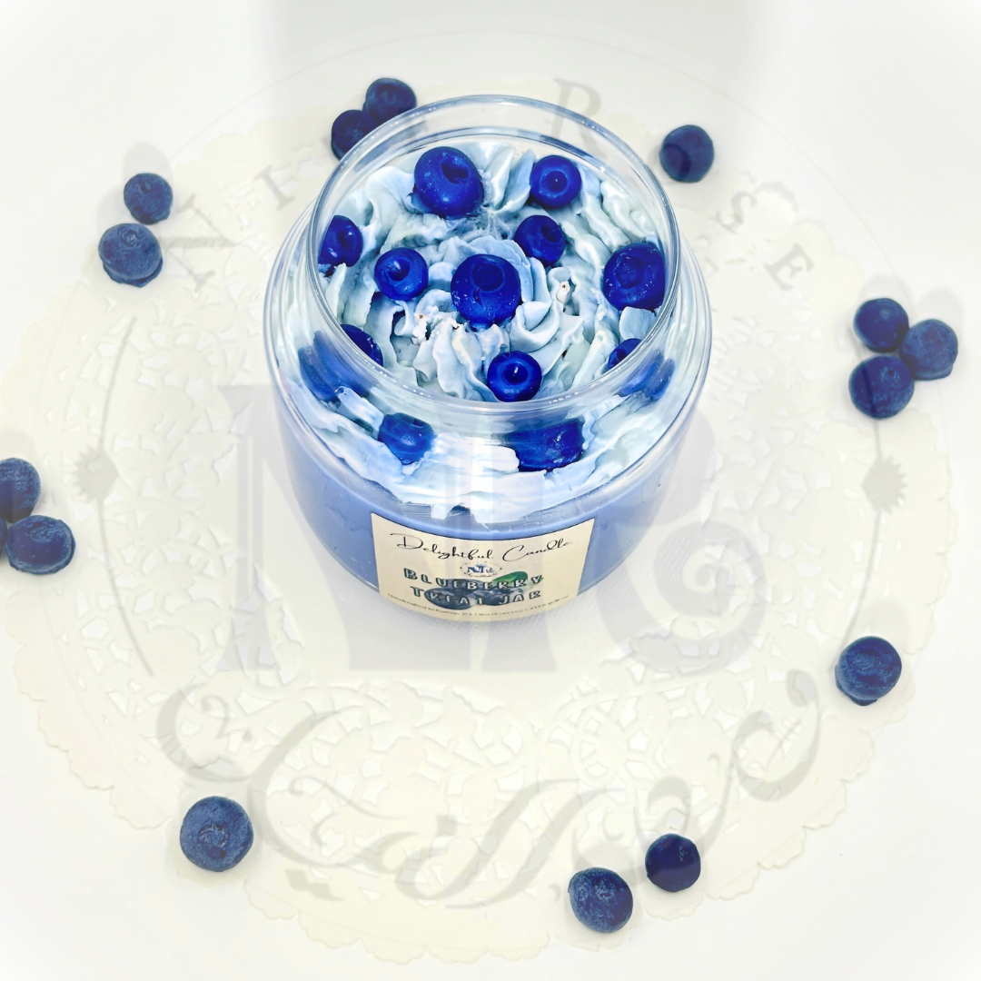 Blueberry Treat Jar - Delightful Candle